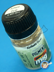 <a href="https://www.aeronautiko.com/product_info.php?products_id=18121">1 &times; AMMO of Mig Jimenez: Pigments - Airfield Dust - 35 mL - Modelling Pigment - for all kits or dioramas</a>