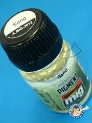<a href="https://www.aeronautiko.com/product_info.php?products_id=18122">2 &times; AMMO of Mig Jimenez: Pigments - Sand 35 - mL - Modelling Pigment - for all kits</a>
