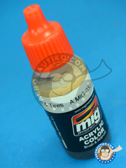 AMMO of Mig Jimenez: Acrylic paint - Rubber and Tires - 17ml image