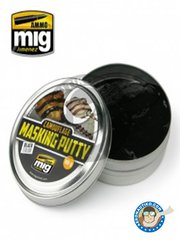 <a href="https://www.aeronautiko.com/product_info.php?products_id=51225">1 &times; AMMO of Mig Jimenez: Masks - Camouflage masking putty - putty - for all kits</a>