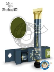 <a href="https://www.aeronautiko.com/product_info.php?products_id=51873">1 &times; Abteilung 502: Paint - Military green - Acrylic - 20ml tube</a>