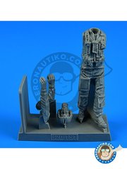 <a href="https://www.aeronautiko.com/product_info.php?products_id=52200">2 &times; Aerobonus: Figure 1/32 scale - United States Air Force Combat Pilot - resin parts and painting instructions</a>
