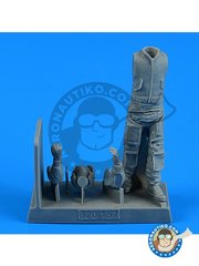 <a href="https://www.aeronautiko.com/product_info.php?products_id=51919">1 &times; Aerobonus: Figure 1/32 scale - NATO Combat pilot - resin parts and painting instructions</a>