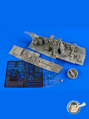 Aires: Cockpit set 1/32 scale - Junkers Ju-87 Stuka D / G - photo-etched parts and resin parts - for Trumpeter kits image