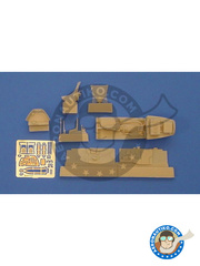 <a href="https://www.aeronautiko.com/product_info.php?products_id=52099">1 &times; Aires: Cockpit set 1/48 scale - Lockheed P-38 J " Lightning"  Cockpit Set - photo-etched parts and resin parts - for Hasegawa kits</a>