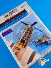 Aires: Engine 1/48 scale - North American P-51 Mustang D - for Tamiya reference TAM25147