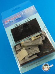 <a href="https://www.aeronautiko.com/product_info.php?products_id=34149">1 &times; Aires: Cockpit set 1/48 scale - Supermarine Spitfire Mk. V - photo-etch and resin parts - for Tamiya kit</a>