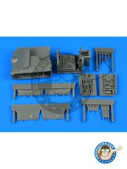<a href="https://www.aeronautiko.com/product_info.php?products_id=51899">1 &times; Aires: Wheel bay 1/48 scale - Sea Harrier FRS.1/FA-2 FRS.1/FA.2 - resin parts - for Kinetic kits</a>