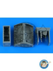 <a href="https://www.aeronautiko.com/product_info.php?products_id=52160">2 &times; Aires: Wheel bay escala 1/48 - TF-104 "Starfighter" - Wheel bay - piezas de resina - para kit de Kinetic</a>
