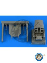 <a href="https://www.aeronautiko.com/product_info.php?products_id=52150">2 &times; Aires: Airbrakes 1/48 scale - Harrier T2/T4/T8   Air Brake - resin parts - for Kinetic kit</a>