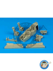 <a href="https://www.aeronautiko.com/product_info.php?products_id=51846">1 &times; Aires: Cockpit set 1/72 scale - Cockpit set F-14A  E - photo-etched parts and resin parts - for Hasegawa kits</a>