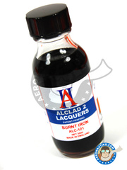 <a href="https://www.aeronautiko.com/product_info.php?products_id=12965">2 &times; Alclad: Paint - Burnt iron  - 30ml bottle - for all kits</a>