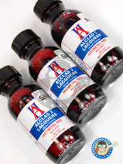 <a href="https://www.aeronautiko.com/product_info.php?products_id=14126">3 &times; Alclad: Paint - Hot Metal Red - 30ml bottle - for Airbrush</a>