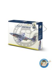<a href="https://www.aeronautiko.com/product_info.php?products_id=52215">3 &times; Arma Hobby: Airplane kit 1/72 scale - TS-11 "Iskra" Bis DF  (Junior set) -  (PL1) - plastic parts, water slide decals and assembly instructions</a>