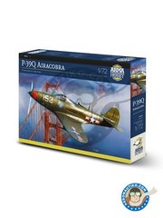 <a href="https://www.aeronautiko.com/product_info.php?products_id=52079">1 &times; Arma Hobby: Airplane kit 1/72 scale - Bell P-39Q "Airacobra" -  (US6) +  (US6) +  (IT0) +  (US7) +  (PL1) - paint masks, plastic parts, water slide decals and assembly instructions</a>