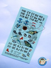 <a href="https://www.aeronautiko.com/product_info.php?products_id=50737">1 &times; Berna Decals: Marking / livery 1/48 scale - Dassault Mirage F1CR F1CT -  (FR0) - water slide decals and assembly instructions - for all kits</a>