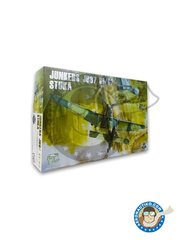 <a href="https://www.aeronautiko.com/product_info.php?products_id=52028">2 &times; Border Model: Airplane kit 1/35 scale - Junkers Ju87 G1/G2 "Stuka" -  (DE2) +  (DE2) - photo-etched parts, plastic parts, resin parts, water slide decals and assembly instructions</a>