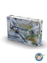 <a href="https://www.aeronautiko.com/product_info.php?products_id=52004">1 &times; Border Model: Airplane kit 1/35 scale - Messerschmitt Bf-109G-6 - photo-etched parts, plastic parts, resin parts, water slide decals and assembly instructions</a>