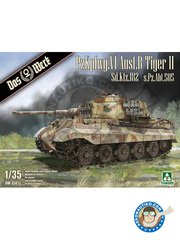 <a href="https://www.aeronautiko.com/product_info.php?products_id=51744">2 &times; DAS WERK: Tank kit 1/35 scale - PzKpfwg. VI Ausf.B Tiger II - photo-etched parts, plastic parts, water slide decals and assembly instructions</a>