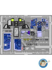 <a href="https://www.aeronautiko.com/product_info.php?products_id=51785">2 &times; Eduard: Fotograbados escala 1/32 - Interior F-15C 1/32 C - fotograbados - para kits de Tamiya</a>