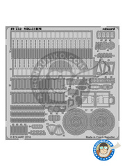 <a href="https://www.aeronautiko.com/product_info.php?products_id=49215">1 &times; Eduard: Photo-etched parts 1/48 scale - Mikoyan MiG-31 BM - for Amk kit 88003</a>