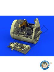 <a href="https://www.aeronautiko.com/product_info.php?products_id=51104">1 &times; Eduard: Set Brassin de mejora y detallado escala 1/48 - F4U-1D Cockpit -  (US7) - USAF - piezas de resina y manual de instrucciones - para kit de Tamiya 60327</a>