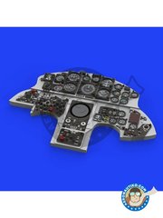 <a href="https://www.aeronautiko.com/product_info.php?products_id=51716">1 &times; Eduard: Cockpit set 1/48 scale - F-104G Cockpit Last models - full colour photo-etched parts, resin parts and assembly instructions - for Kinetic kits</a>