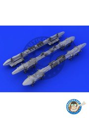 <a href="https://www.aeronautiko.com/product_info.php?products_id=51230">1 &times; Eduard: Missiles 1/48 scale - MER Multiple Ejector Rack - resin parts, water slide decals and assembly instructions - for all kits</a>