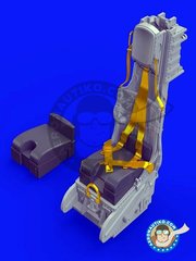 <a href="https://www.aeronautiko.com/product_info.php?products_id=51128">1 &times; Eduard: Ejection seat 1/48 scale - F-104 C2 Ejection Seat | Brassin  - full colour photo-etched parts, resin parts, water slide decals and assembly instructions - for Hasegawa's kits</a>