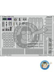 <a href="https://www.aeronautiko.com/product_info.php?products_id=52203">3 &times; Eduard: Detail up set 1/72 scale - F-35A Lightning II - Detail - photo-etched parts and placement instructions - for Tamiya kit</a>