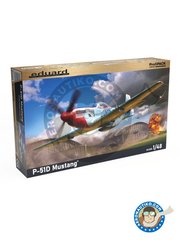 <a href="https://www.aeronautiko.com/product_info.php?products_id=52091">2 &times; Eduard: Airplane kit 1/48 scale - North American P-51D "Mustang" -  (US7) +  (US7) +  (US7) +  (US7) +  (US7) +  (US7) - paint masks, photo-etched parts, plastic parts, water slide decals and assembly instructions</a>