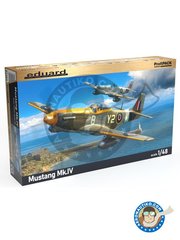 <a href="https://www.aeronautiko.com/product_info.php?products_id=51963">1 &times; Eduard: Airplane kit 1/48 scale - Mustang Mk.IV (RAF) -  (GB3) +  (GB3) +  (GB3) +  (GB3) +  (GB3) +  (GB3) - paint masks, photo-etched parts, plastic parts, water slide decals and assembly instructions</a>