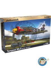 <a href="https://www.aeronautiko.com/product_info.php?products_id=51971">1 &times; Eduard: Airplane kit 1/48 scale - Hawker "Tempest" Mk.II (Early version) -  (GB4) +  (GB4) +  (GB4) +  (GB4) +  (GB4) +  (GB4) - paint masks, photo-etched parts, plastic parts, water slide decals and assembly instructions</a>