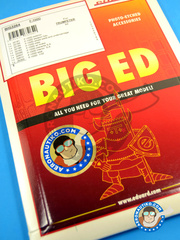 Eduard: Big ED set 1/32 scale - North American F-100 Super Sabre D - for Trumpeter kit
