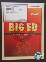 Eduard: Big ED set 1/48 scale - F-104G late 1/48 - full colour photo-etched parts, paint masks and photo-etched parts - for Kinetic kits