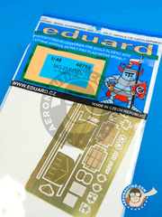 Eduard: Photo-etched parts 1/48 scale - Mikoyan-Gurevich MiG-23 Flogger - photo-etched parts and assembly instructions - for Trumpeter kit