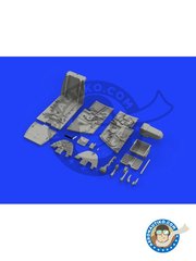 <a href="https://www.aeronautiko.com/product_info.php?products_id=51890">1 &times; Eduard: Cockpit set 1/48 scale - Bf 109G-6/U4 cockpit - photo-etched parts, resin parts, water slide decals and assembly instructions - for Tamiya kits</a>