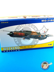 <a href="https://www.aeronautiko.com/product_info.php?products_id=32810">1 &times; Eduard: Maqueta de avin escala 1/48 - Mikoyan-Gurevich MiG-21 Fishbed BIS - maqueta de plstico</a>