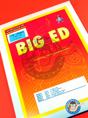 Eduard: Big ED set 1/48 scale - Republic F-105 Thunderchief D - full colour photo-etched parts, paint masks, photo-etched parts and assembly instructions - for Hobby Boss kit