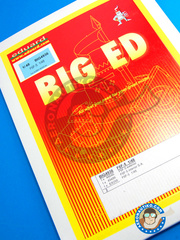 Eduard: Big ED set 1/48 scale - Grumman F6F Hellcat 5 - full colour photo-etched parts, paint masks and photo-etched parts - for Hobby Boss kit references 80339, 80340, 80341