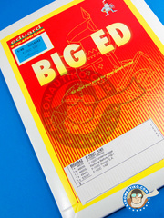 Eduard: Big ED set 1/48 scale - North American F-100 Super Sabre C - full colour photo-etched parts, paint masks, photo-etched parts and assembly instructions - for Trumpeter kit