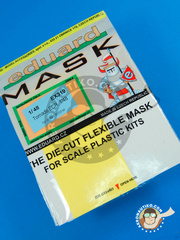 Eduard: Mscaras escala 1/48 - Panavia Tornado ECR - mscaras de pintura e instrucciones de colocacin - para kit de Hobby Boss
