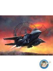 <a href="https://www.aeronautiko.com/product_info.php?products_id=51256">2 &times; Great Wall Hobby: Airplane kit 1/48 scale - F-15E Strike Eagle - RAF Lakenheath AB, UK, September 2014 (US2); UAE, 23 september 2014 (US2) - photo-etched parts, plastic parts, water slide decals and assembly instructions</a>