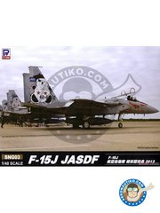 <a href="https://www.aeronautiko.com/product_info.php?products_id=51095">1 &times; Great Wall Hobby: Airplane kit 1/48 scale - F-15J JASDF TAC Meet 2013 - Japan - photo-etched parts, plastic parts, water slide decals and assembly instructions</a>