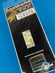 HGW: Seatbelts 1/48 scale - Focke-Wulf Fw 190 Wrger  D-9 - photo-etched parts and other materials - for all kits