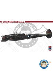 <a href="https://www.aeronautiko.com/product_info.php?products_id=52112">2 &times; HOBBY 2000: Airplane kit 1/72 scale - Lockheed P-38 M  "Night Lightning" -  (US7) +  (US7) - paint masks, plastic parts, water slide decals and assembly instructions</a>