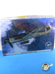 <a href="https://www.aeronautiko.com/product_info.php?products_id=49744">1 &times; Hasegawa: Airplane kit 1/32 scale - Focke-Wulf Fw 190 Wrger D-9 Jabo - August 1940 (DE2); Luftwaffe (DE2)</a>
