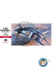 <a href="https://www.aeronautiko.com/product_info.php?products_id=51885">2 &times; Hasegawa: Model kit 1/72 scale - F-4EJ Phantom II -  (JP0) +  (JP0) - plastic parts, water slide decals and assembly instructions</a>