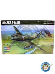 <a href="https://www.aeronautiko.com/product_info.php?products_id=42939">2 &times; Hobby Boss: Airplane kit 1/48 scale - Messerschmitt Me 262 Schwalbe A-1a/U1 - plastic parts, water slide decals and assembly instructions</a>
