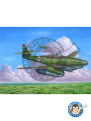 <a href="https://www.aeronautiko.com/product_info.php?products_id=42853">1 &times; Hobby Boss: Airplane kit 1/48 scale - Messerschmitt Me 262 Schwalbe A-2a - plastic parts, water slide decals and assembly instructions</a>